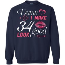 Load image into Gallery viewer, Damn I Make 34 Birthday Look Good T-shirt HA01 - damn-i-make-34-birthday-look-good-t-shirt-ha01-vivianstorescom-6