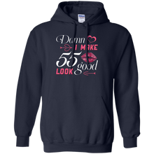 Load image into Gallery viewer, Damn I Make 55 Birthday Look Good T-shirt HA01 - damn-i-make-55-birthday-look-good-t-shirt-ha01-vivianstorescom-4