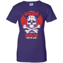 Load image into Gallery viewer, Damn Right I Am A Bears Fan Win Or Lose Football Shirt LT01 - damn-right-i-am-a-bears-fan-win-or-lose-football-shirt-lt01-vivianstorescom-10