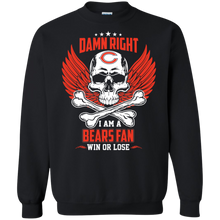 Load image into Gallery viewer, Damn Right I Am A Bears Fan Win Or Lose Football Shirt LT01 - damn-right-i-am-a-bears-fan-win-or-lose-football-shirt-lt01-vivianstorescom-6