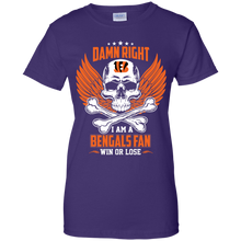 Load image into Gallery viewer, Damn Right I Am A Bengals Fan Win Or Lose Football Shirt LT01 - damn-right-i-am-a-bengals-fan-win-or-lose-football-shirt-lt01-vivianstorescom-10