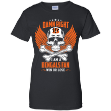 Load image into Gallery viewer, Damn Right I Am A Bengals Fan Win Or Lose Football Shirt LT01 - damn-right-i-am-a-bengals-fan-win-or-lose-football-shirt-lt01-vivianstorescom-8