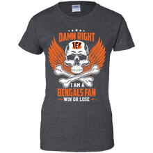Load image into Gallery viewer, Damn Right I Am A Bengals Fan Win Or Lose Football Shirt LT01 - damn-right-i-am-a-bengals-fan-win-or-lose-football-shirt-lt01-vivianstorescom-9