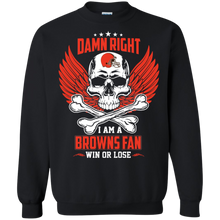 Load image into Gallery viewer, Damn Right I Am A Browns Fan Win Or Lose Football Shirt LT01 - damn-right-i-am-a-browns-fan-win-or-lose-football-shirt-lt01-vivianstorescom-6