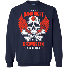 Load image into Gallery viewer, Damn Right I Am A Browns Fan Win Or Lose Football Shirt LT01 - damn-right-i-am-a-browns-fan-win-or-lose-football-shirt-lt01-vivianstorescom-7