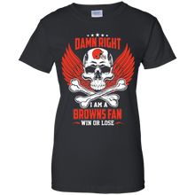 Load image into Gallery viewer, Damn Right I Am A Browns Fan Win Or Lose Football Shirt LT01 - damn-right-i-am-a-browns-fan-win-or-lose-football-shirt-lt01-vivianstorescom-8