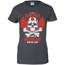 Load image into Gallery viewer, Damn Right I Am A Browns Fan Win Or Lose Football Shirt LT01 - damn-right-i-am-a-browns-fan-win-or-lose-football-shirt-lt01-vivianstorescom-9