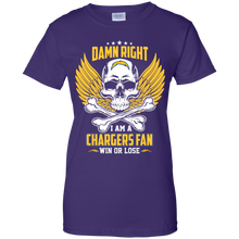 Load image into Gallery viewer, Damn Right I Am A Chargers Fan Win Or Lose Football Shirt LT01 - damn-right-i-am-a-chargers-fan-win-or-lose-football-shirt-lt01-vivianstorescom-10