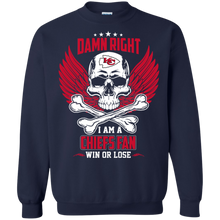 Load image into Gallery viewer, Damn Right I Am A Chiefs Fan Win Or Lose Football Shirt LT01 - damn-right-i-am-a-chiefs-fan-win-or-lose-football-shirt-lt01-vivianstorescom-7