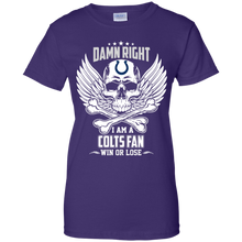 Load image into Gallery viewer, Damn Right I Am A Colts Fan Win Or Lose Football Shirt LT01 - damn-right-i-am-a-colts-fan-win-or-lose-football-shirt-lt01-vivianstorescom-10