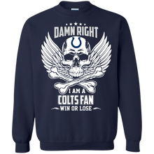 Load image into Gallery viewer, Damn Right I Am A Colts Fan Win Or Lose Football Shirt LT01 - damn-right-i-am-a-colts-fan-win-or-lose-football-shirt-lt01-vivianstorescom-7