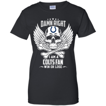 Load image into Gallery viewer, Damn Right I Am A Colts Fan Win Or Lose Football Shirt LT01 - damn-right-i-am-a-colts-fan-win-or-lose-football-shirt-lt01-vivianstorescom-8
