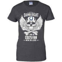 Load image into Gallery viewer, Damn Right I Am A Colts Fan Win Or Lose Football Shirt LT01 - damn-right-i-am-a-colts-fan-win-or-lose-football-shirt-lt01-vivianstorescom-9