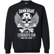 Load image into Gallery viewer, Damn Right I Am A Cowboys Fan Win Or Lose Football Shirt LT01 - damn-right-i-am-a-cowboys-fan-win-or-lose-football-shirt-lt01-vivianstorescom-6