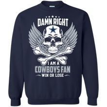 Load image into Gallery viewer, Damn Right I Am A Cowboys Fan Win Or Lose Football Shirt LT01 - damn-right-i-am-a-cowboys-fan-win-or-lose-football-shirt-lt01-vivianstorescom-7