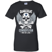 Load image into Gallery viewer, Damn Right I Am A Cowboys Fan Win Or Lose Football Shirt LT01 - damn-right-i-am-a-cowboys-fan-win-or-lose-football-shirt-lt01-vivianstorescom-8