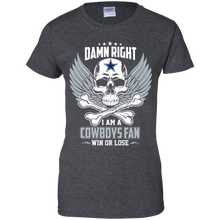 Load image into Gallery viewer, Damn Right I Am A Cowboys Fan Win Or Lose Football Shirt LT01 - damn-right-i-am-a-cowboys-fan-win-or-lose-football-shirt-lt01-vivianstorescom-9