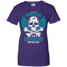 Load image into Gallery viewer, Damn Right I Am A Dolphins Fan Win Or Lose Football Shirt LT01 - damn-right-i-am-a-dolphins-fan-win-or-lose-football-shirt-lt01-vivianstorescom-10