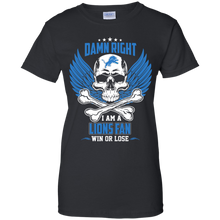 Load image into Gallery viewer, Damn Right I Am A Lions Fan Win Or Lose Football Shirt LT01 - damn-right-i-am-a-lions-fan-win-or-lose-football-shirt-lt01-vivianstorescom-8