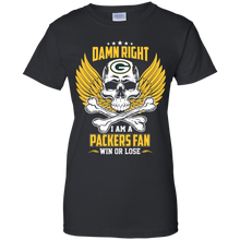 Load image into Gallery viewer, Damn Right I Am A Packers Fan Win Or Lose Football Shirt LT01 - damn-right-i-am-a-packers-fan-win-or-lose-football-shirt-lt01-vivianstorescom-8