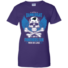 Load image into Gallery viewer, Damn Right I Am A Panthers Fan Win Or Lose Football Shirt LT01 - damn-right-i-am-a-panthers-fan-win-or-lose-football-shirt-lt01-vivianstorescom-9
