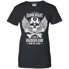 Load image into Gallery viewer, Damn Right I Am A Raiders Fan Win Or Lose Football Shirt LT01 - damn-right-i-am-a-raiders-fan-win-or-lose-football-shirt-lt01-vivianstorescom-8