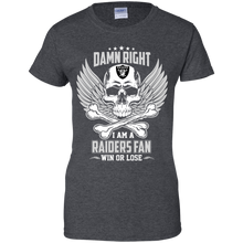 Load image into Gallery viewer, Damn Right I Am A Raiders Fan Win Or Lose Football Shirt LT01 - damn-right-i-am-a-raiders-fan-win-or-lose-football-shirt-lt01-vivianstorescom-9