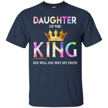 Load image into Gallery viewer, Daughter Of The King For Daughter Love Dad T-shirt VA02 - daughter-of-the-king-for-daughter-love-dad-t-shirt-va02-vivianstorescom-3