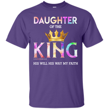 Load image into Gallery viewer, Daughter Of The King For Daughter Love Dad T-shirt VA02 - daughter-of-the-king-for-daughter-love-dad-t-shirt-va02-vivianstorescom-4