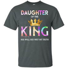Load image into Gallery viewer, Daughter Of The King For Daughter Love Dad T-shirt VA02 - daughter-of-the-king-for-daughter-love-dad-t-shirt-va02-vivianstorescom-5