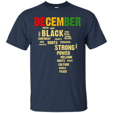 Load image into Gallery viewer, December Afro Color Words African Birthday Shirt HT01 - december-afro-color-words-african-birthday-shirt-ht01-vivianstorescom-2