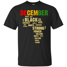 Load image into Gallery viewer, December Afro Color Words African Birthday Shirt HT01 - december-afro-color-words-african-birthday-shirt-ht01-vivianstorescom