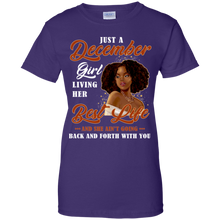 Load image into Gallery viewer, December Girl Living My Best Life Birthday Shirt VA01 - december-girl-living-my-best-life-birthday-shirt-va01-vivianstorescom-10