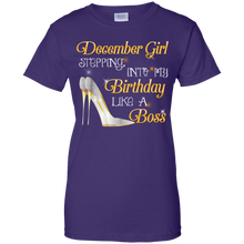 Load image into Gallery viewer, December Girl Stepping Into My Birthday Like A Boss Tee HA01 - december-girl-stepping-into-my-birthday-like-a-boss-tee-ha01-vivianstorescom-8