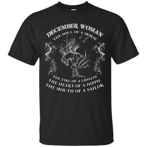 December Woman The Soul Of A Horse Art Shirt LT01 - december-woman-the-soul-of-a-horse-art-shirt-lt01-vivianstorescom