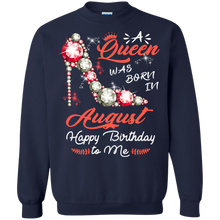 Load image into Gallery viewer, Diamond Woman A Queen Was Born In August Birthday Shirt VA01 - diamond-woman-a-queen-was-born-in-august-birthday-shirt-va01-vivianstorescom-6
