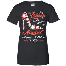 Load image into Gallery viewer, Diamond Woman A Queen Was Born In August Birthday Shirt VA01 - diamond-woman-a-queen-was-born-in-august-birthday-shirt-va01-vivianstorescom-7