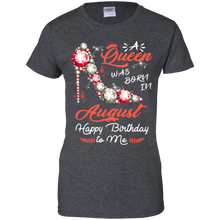 Load image into Gallery viewer, Diamond Woman A Queen Was Born In August Birthday Shirt VA01 - diamond-woman-a-queen-was-born-in-august-birthday-shirt-va01-vivianstorescom-8