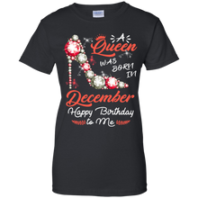 Load image into Gallery viewer, Diamond Woman A Queen Was Born In December Birthday Shirt VA01 - diamond-woman-a-queen-was-born-in-december-birthday-shirt-va01-vivianstorescom-8