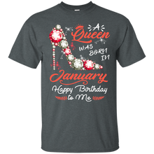 Load image into Gallery viewer, Diamond Woman A Queen Was Born In January Birthday Shirt VA01 - diamond-woman-a-queen-was-born-in-january-birthday-shirt-va01-vivianstorescom-3