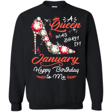 Load image into Gallery viewer, Diamond Woman A Queen Was Born In January Birthday Shirt VA01 - diamond-woman-a-queen-was-born-in-january-birthday-shirt-va01-vivianstorescom-6