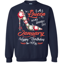 Load image into Gallery viewer, Diamond Woman A Queen Was Born In January Birthday Shirt VA01 - diamond-woman-a-queen-was-born-in-january-birthday-shirt-va01-vivianstorescom-7
