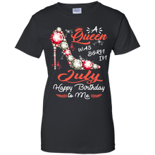 Load image into Gallery viewer, Diamond Woman A Queen Was Born In July Birthday Shirt VA01 - diamond-woman-a-queen-was-born-in-july-birthday-shirt-va01-vivianstorescom-8