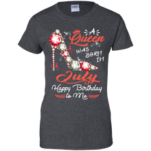 Load image into Gallery viewer, Diamond Woman A Queen Was Born In July Birthday Shirt VA01 - diamond-woman-a-queen-was-born-in-july-birthday-shirt-va01-vivianstorescom-9