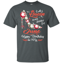 Load image into Gallery viewer, Diamond Woman A Queen Was Born In June Birthday Shirt VA01 - diamond-woman-a-queen-was-born-in-june-birthday-shirt-va01-vivianstorescom-3
