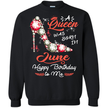 Load image into Gallery viewer, Diamond Woman A Queen Was Born In June Birthday Shirt VA01 - diamond-woman-a-queen-was-born-in-june-birthday-shirt-va01-vivianstorescom-6