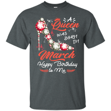 Load image into Gallery viewer, Diamond Woman A Queen Was Born In March Birthday Shirt for Woman VA01 - diamond-woman-a-queen-was-born-in-march-birthday-shirt-for-woman-va01-vivianstorescom-3