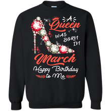 Load image into Gallery viewer, Diamond Woman A Queen Was Born In March Birthday Shirt for Woman VA01 - diamond-woman-a-queen-was-born-in-march-birthday-shirt-for-woman-va01-vivianstorescom-6