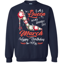 Load image into Gallery viewer, Diamond Woman A Queen Was Born In March Birthday Shirt for Woman VA01 - diamond-woman-a-queen-was-born-in-march-birthday-shirt-for-woman-va01-vivianstorescom-7