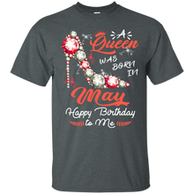 Load image into Gallery viewer, Diamond Woman A Queen Was Born In May Birthday Shirt VA01 - diamond-woman-a-queen-was-born-in-may-birthday-shirt-va01-vivianstorescom-3